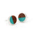 Split Dot Post Earring