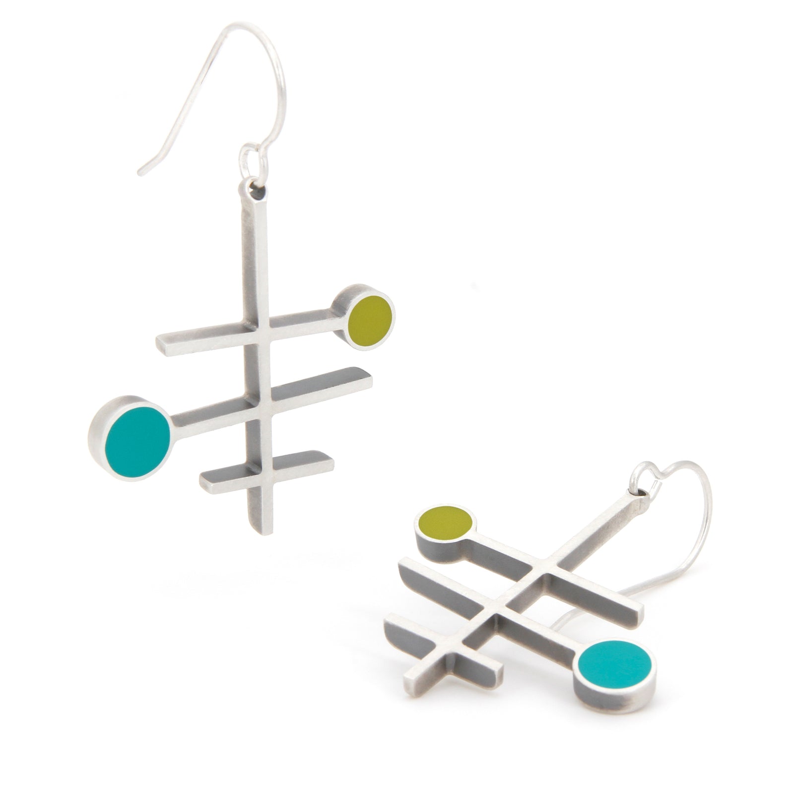 Frequency Small Dangle Earrings