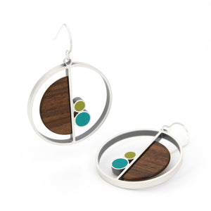 Nest Split Circle Earrings