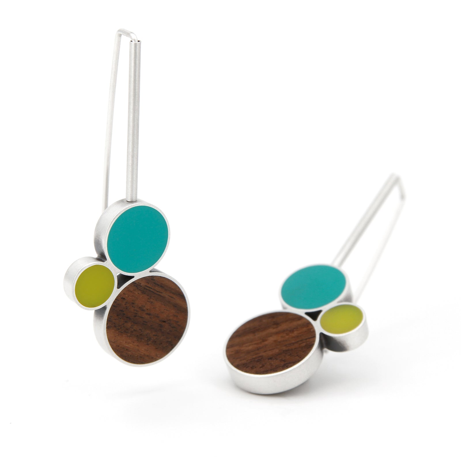 Node Rigid Dangle Earrings